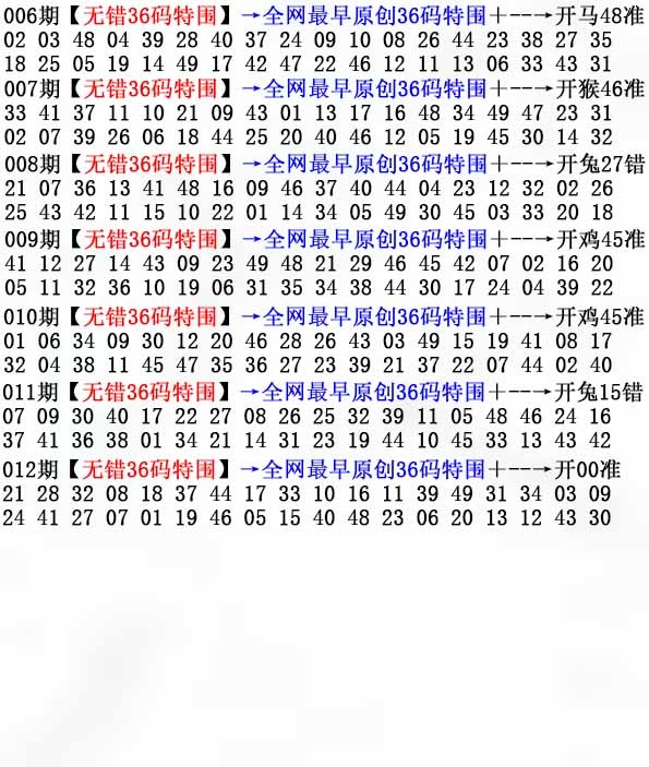 012期36码特围[图]